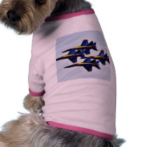 Blue Angels Aeroplanes Pet Tshirt