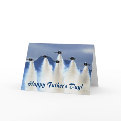 BLUE ANGELS Jet Fighters over Hawaii Greeting Card by EarthGifts