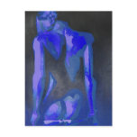 Blue, Aqua and Lilac Nude: Plaits and Panties