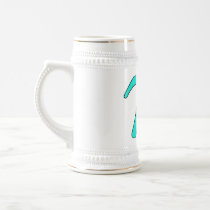 Blue Aqua Pink Hot Baby Light Pi 3.14 symbol Math Mug