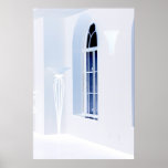 Blue Arch Window posters