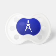 Blue Architect Baby Pacifier