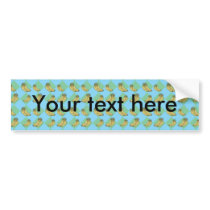 Blue argyle banana pattern