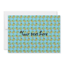 Blue argyle banana pattern