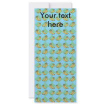 Blue argyle banana pattern