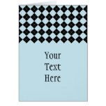 Blue Argyle Card