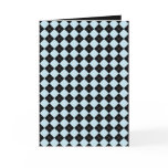 Blue Argyle Card