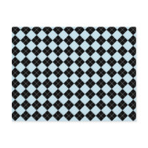 Blue Argyle Postcard