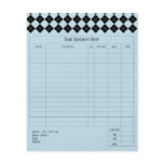 Blue Argyle Small Order Form