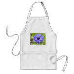 Blue Aster Flower Apron