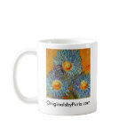 Blue Aster Flowers Mug