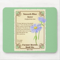 Blue Aster Seed Packet
