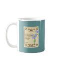 Blue Aster Seed Packet mugs