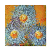 Blue Asters Magnet