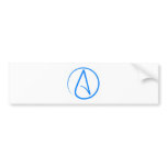 Blue Atheist A Bumper Sticker