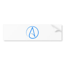 Blue Atheist A Bumper Sticker