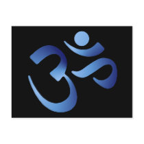 Blue Aum Post Card