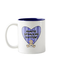 Blue Auntie Spoils Me Tshirts and Gifts Coffee Mug
