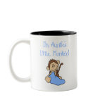 Blue Auntie's Monkey Coffee Mug