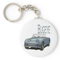 Blue Austin Healey Sprite Key Chain