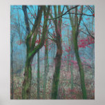 Blue Autumn Poster