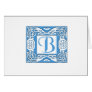 Blue B Greeting Card