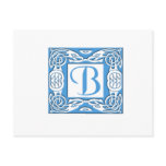Blue B Postcard