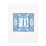 Blue B Postcard