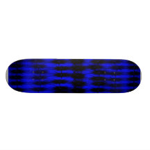 blue baby blue custom skate board