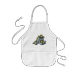 Blue baby dragon aprons