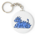 Blue Baby Dragon Keychains