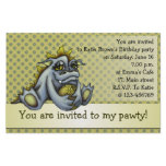 Blue baby dragon customized stationery