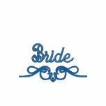 Blue Bachelorette embroidered shirts