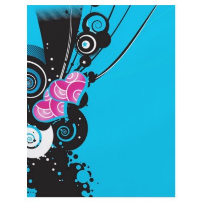 blue-background-with-shapes custom flyer by CreativeColours
