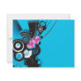blue-background-with-shapes personalized announcement