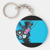 blue-background-with-shapes keychains