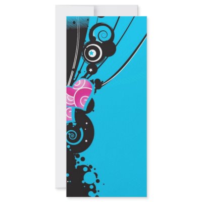 blue-background-with-shapes customised rack card by CreativeColours