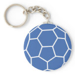 blue ball handball keychains