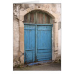 Blue Barn Door Card