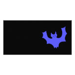 Blue Bat Photo Greeting Card