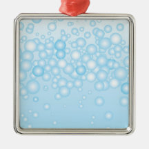 Blue Bath Bubbles Ornament
