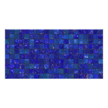 Blue Bathroom Tiles Picture Card