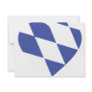 blue bavarian heart icon personalized announcement