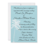 Blue Beach Getaway Invitation 5 x 7