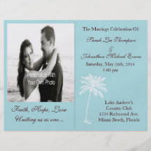 Blue Beach Getaway Programs Personalised Flyer