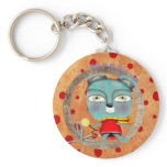 Blue Bear Keychain by Rupydetequila Blue Bear Keychain