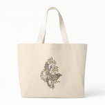 Blue Beige Bird Bag