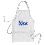 Blue Believe with Blue Flourish Apron