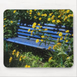 blue bench mousepads