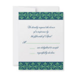 Blue Berry Cluster Response Card Personalized Announcements